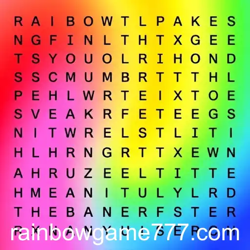 Exploring the World of Word Search: A Dive into the Rainbow Game Experience